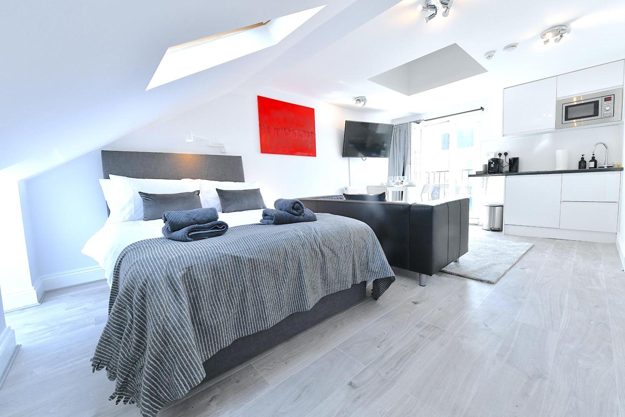 Central London Luxury Studios Fulham Close To Underground Newly Refurbished Eksteriør billede