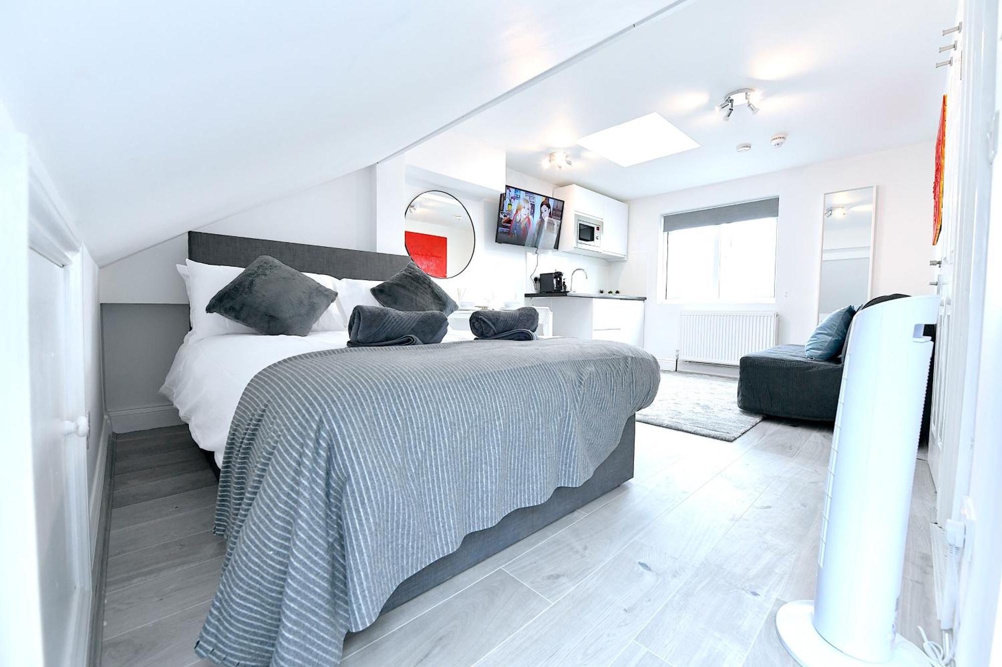 Central London Luxury Studios Fulham Close To Underground Newly Refurbished Eksteriør billede