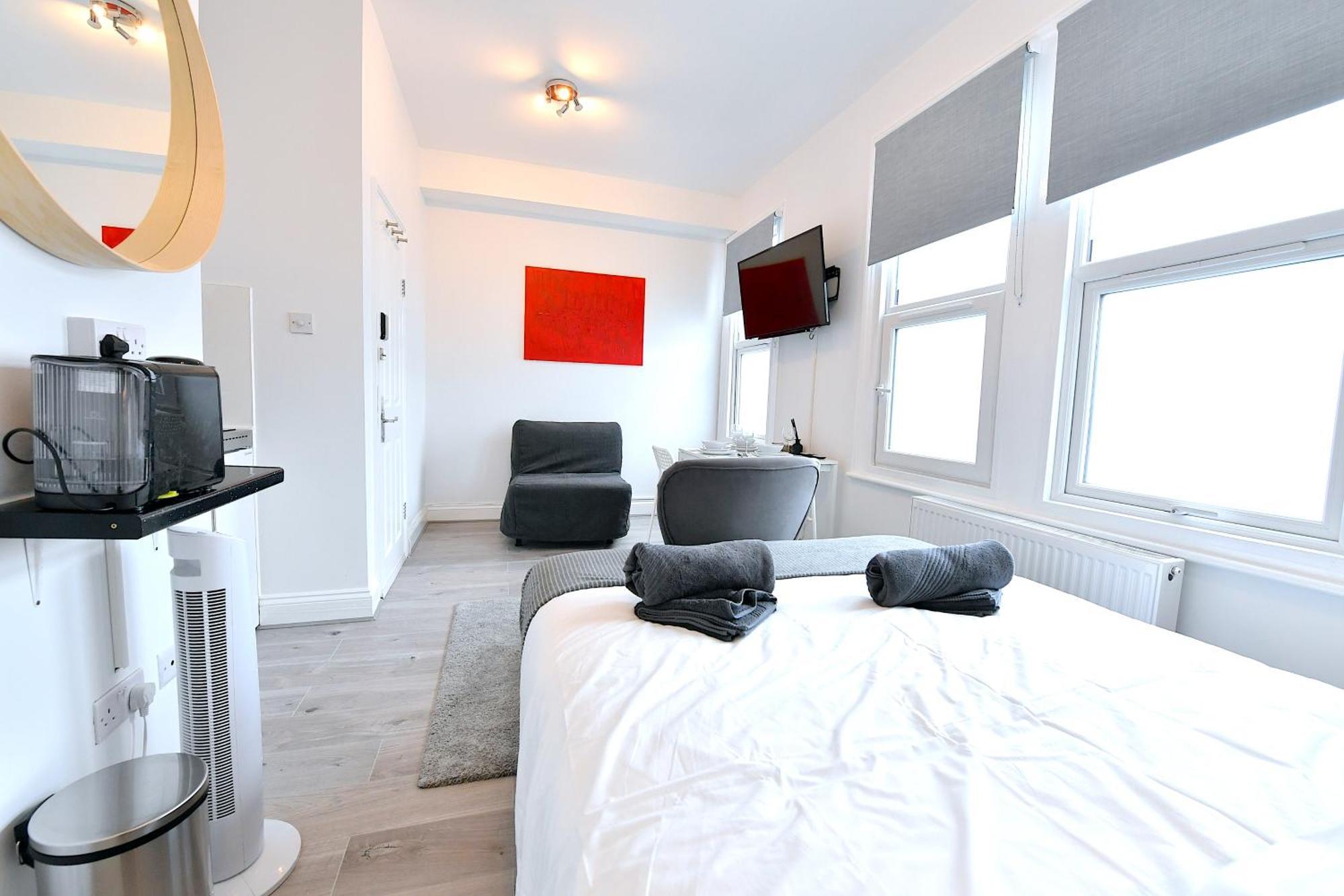 Central London Luxury Studios Fulham Close To Underground Newly Refurbished Eksteriør billede