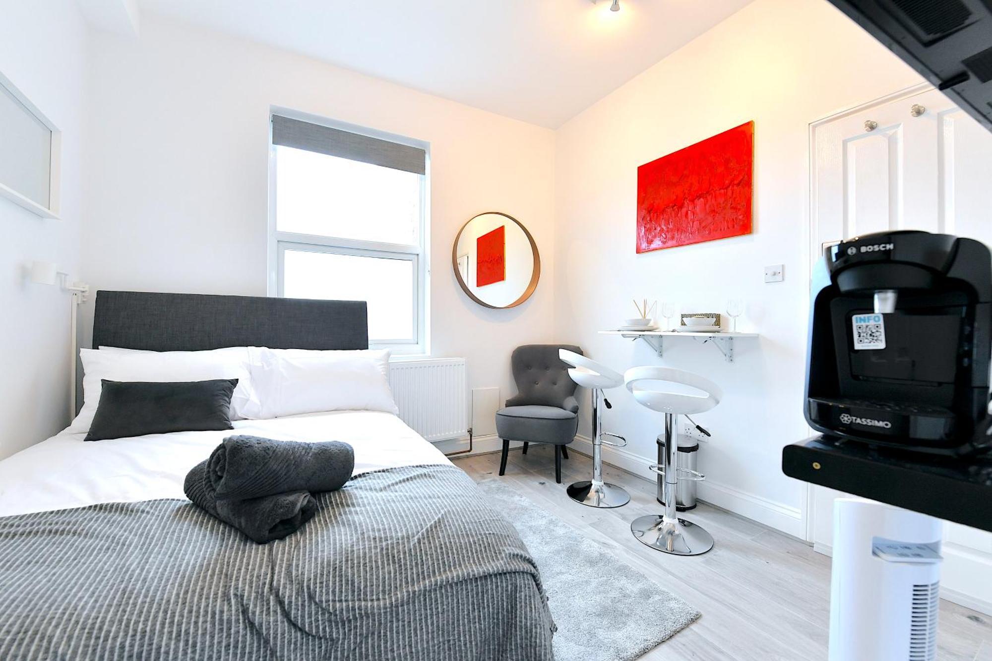 Central London Luxury Studios Fulham Close To Underground Newly Refurbished Eksteriør billede